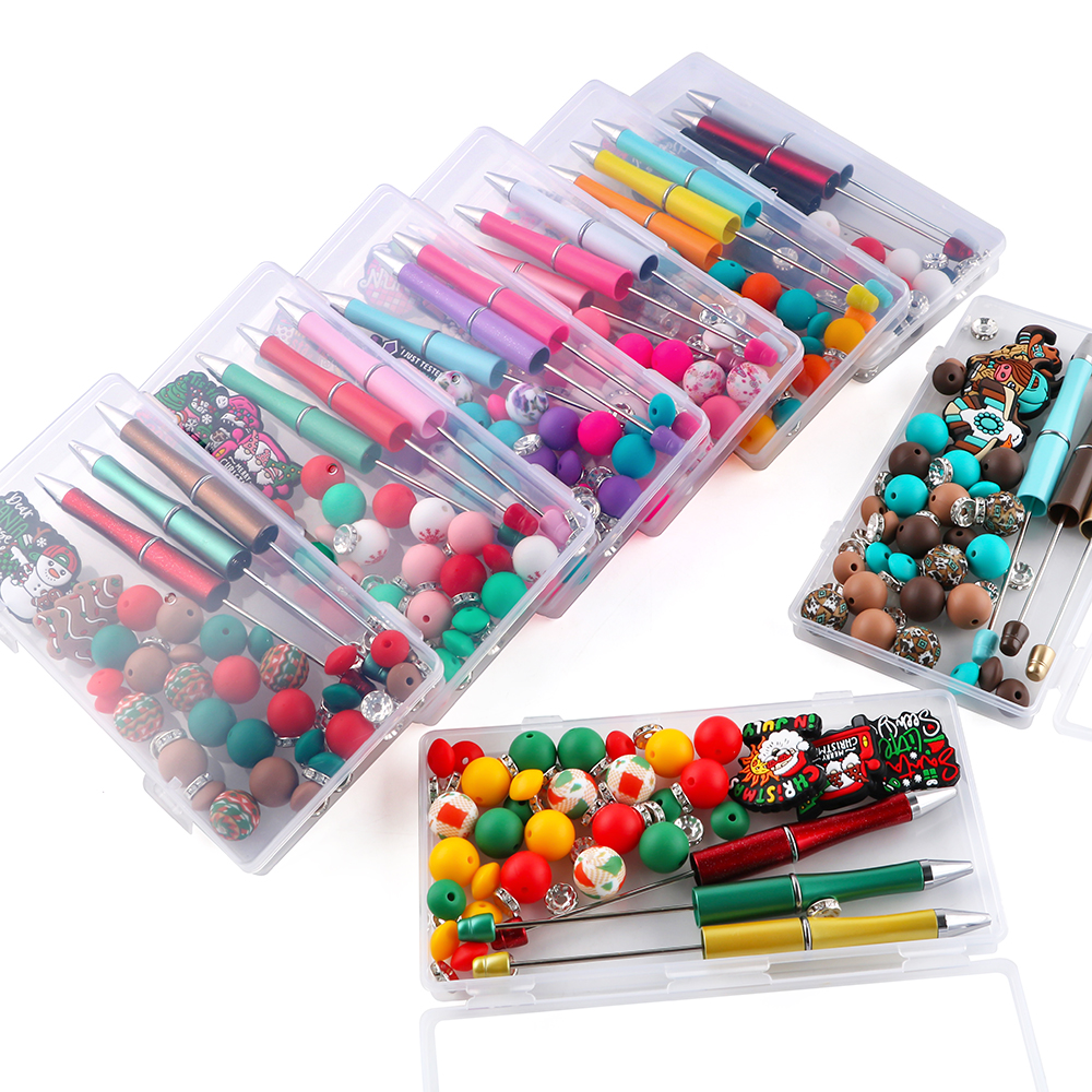 Is Stationery Office Supply - 54Pcs/Box Ballpoint Pen DIY Bead Pen