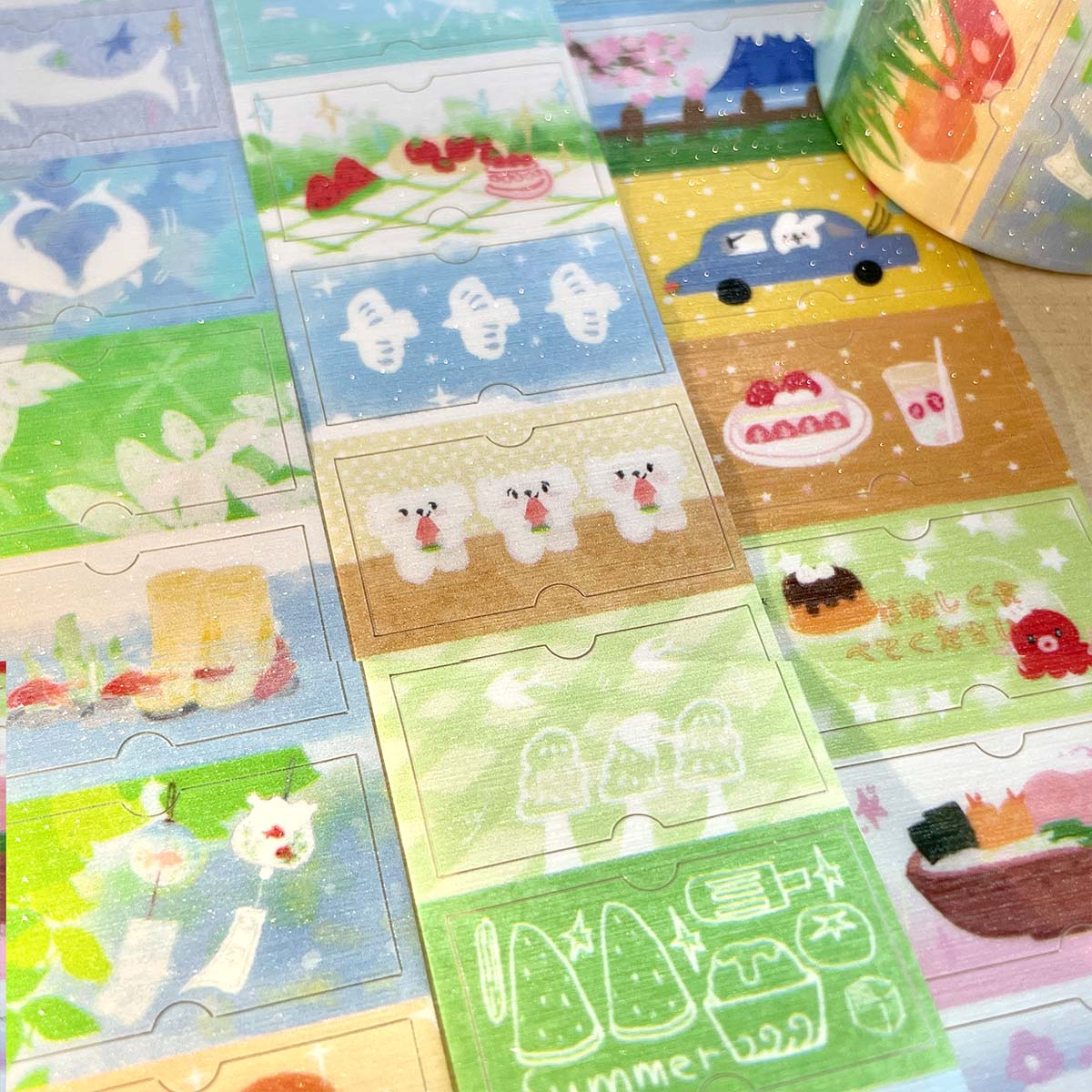 Label Printer Tape - Salt Style Deco Label Sticker Tapes