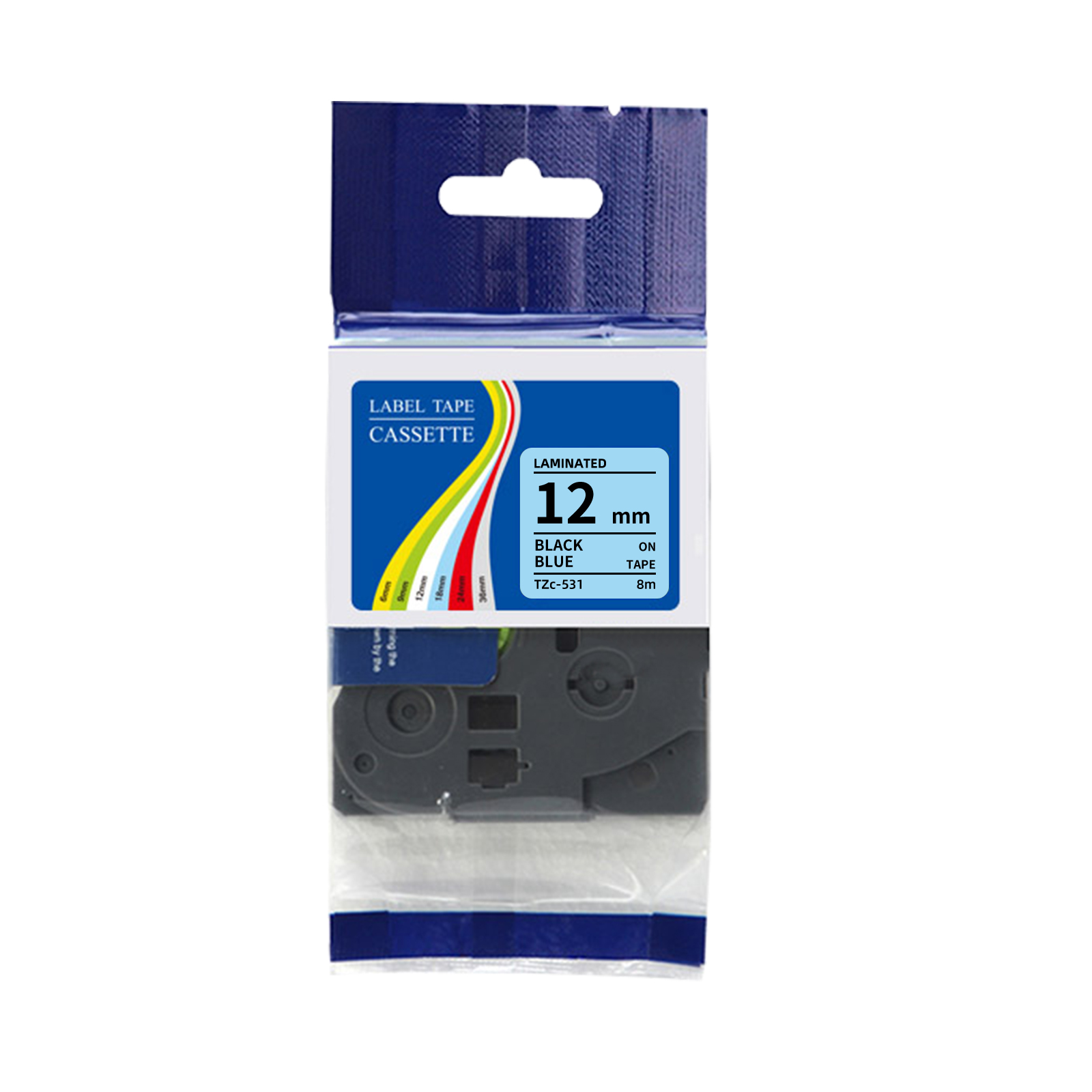 Label Printer Tape - Compatible TZe 531 Label Tape Black