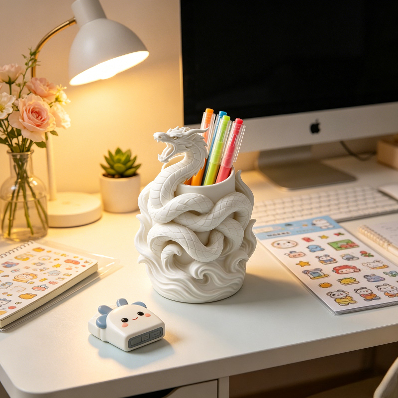 Dragon Relief Pen Holder, Desk - Ideal Stationery & Office Supply のレビューと価格