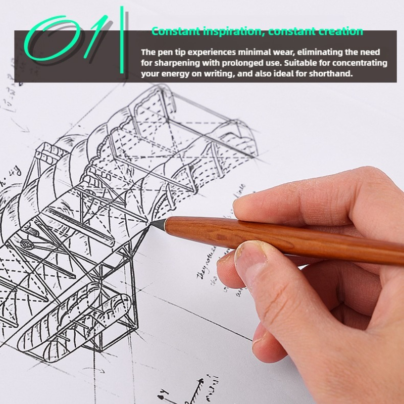 Wooden Eternal Pencil No Sharp - Is Stationery Office Supply のレビューと価格