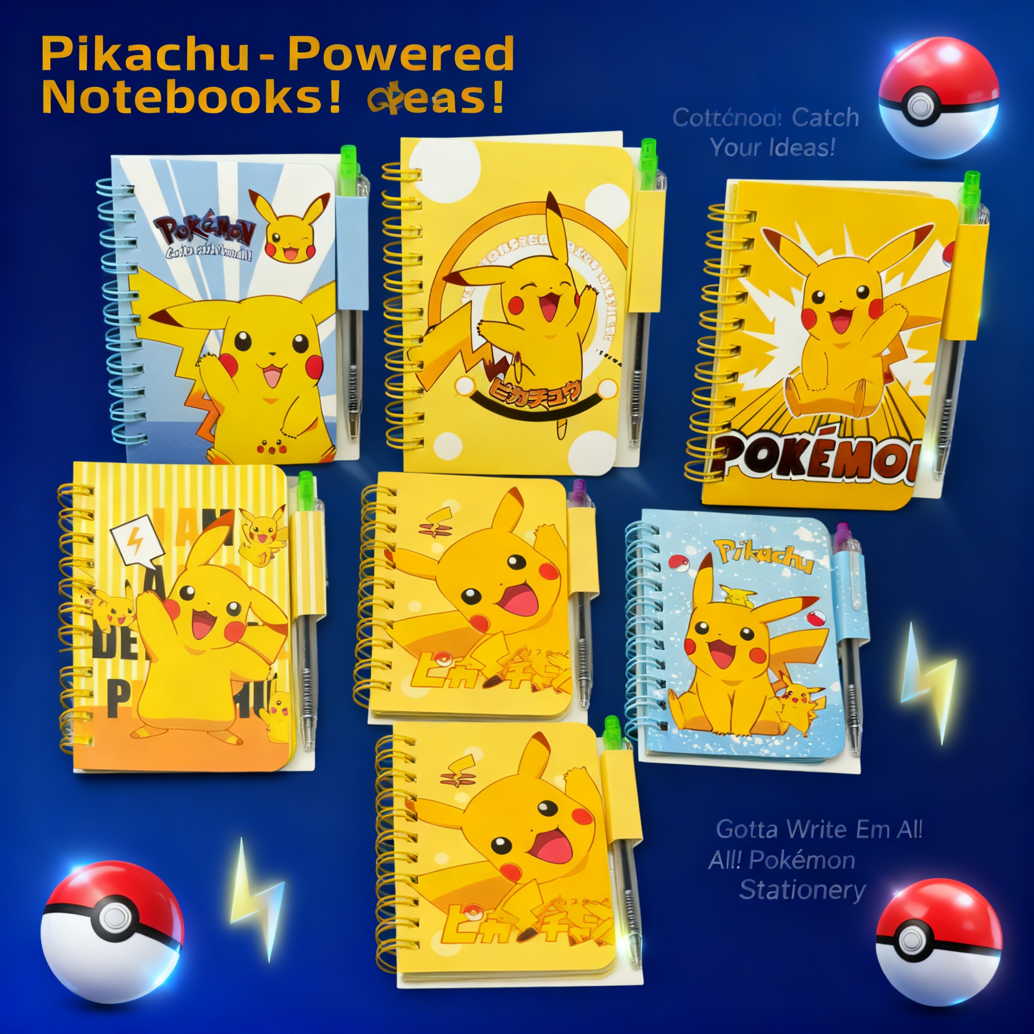 Pokemon Pikachu Cute Cartoon N - Is Stationery Office Supply のレビューと価格