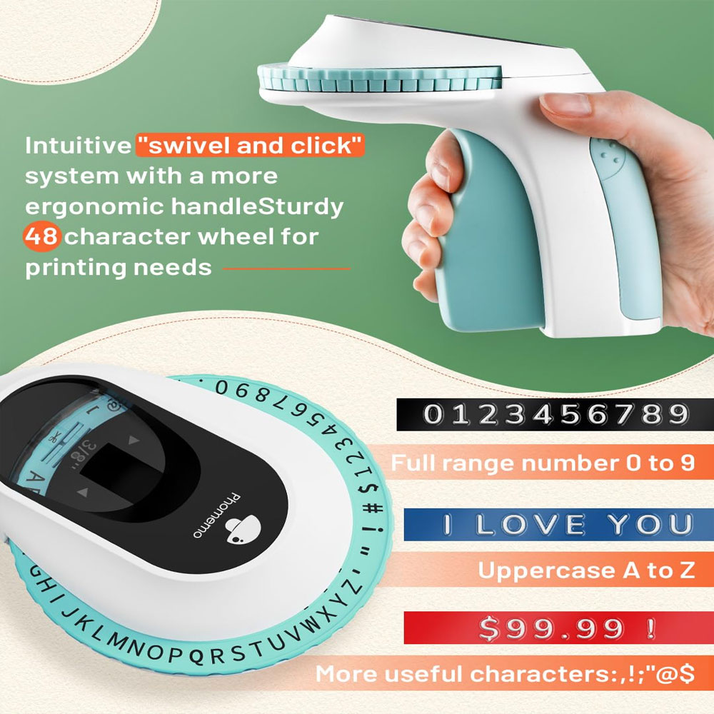 E975 Embossed Label Printer, 3 - Label Printer Tape のレビューと価格
