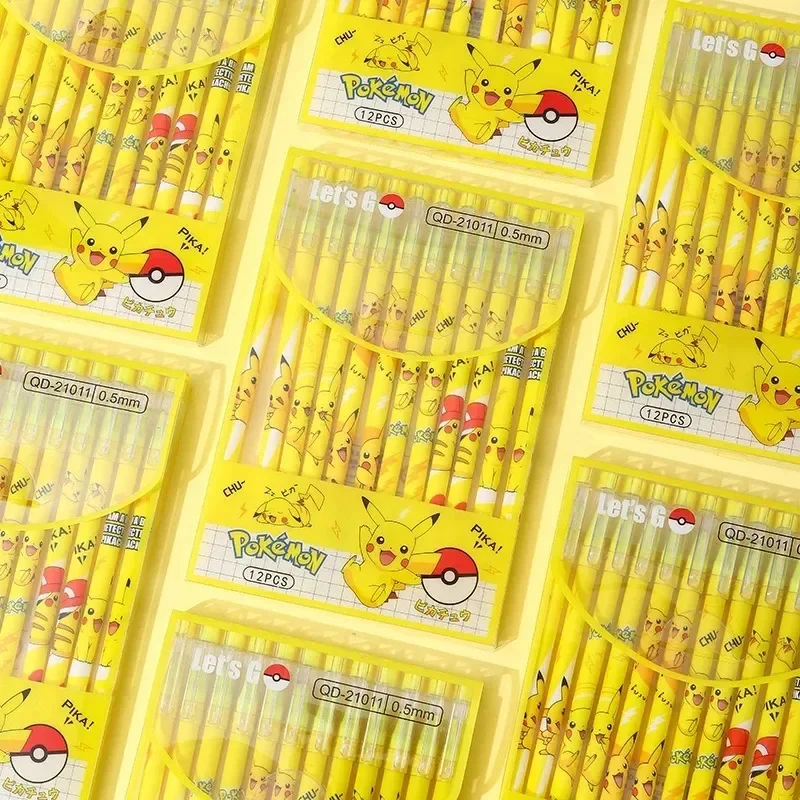 12Pcs Pokemon Pikachu Erasable - Office Supply Office Stationery Items のレビューと価格