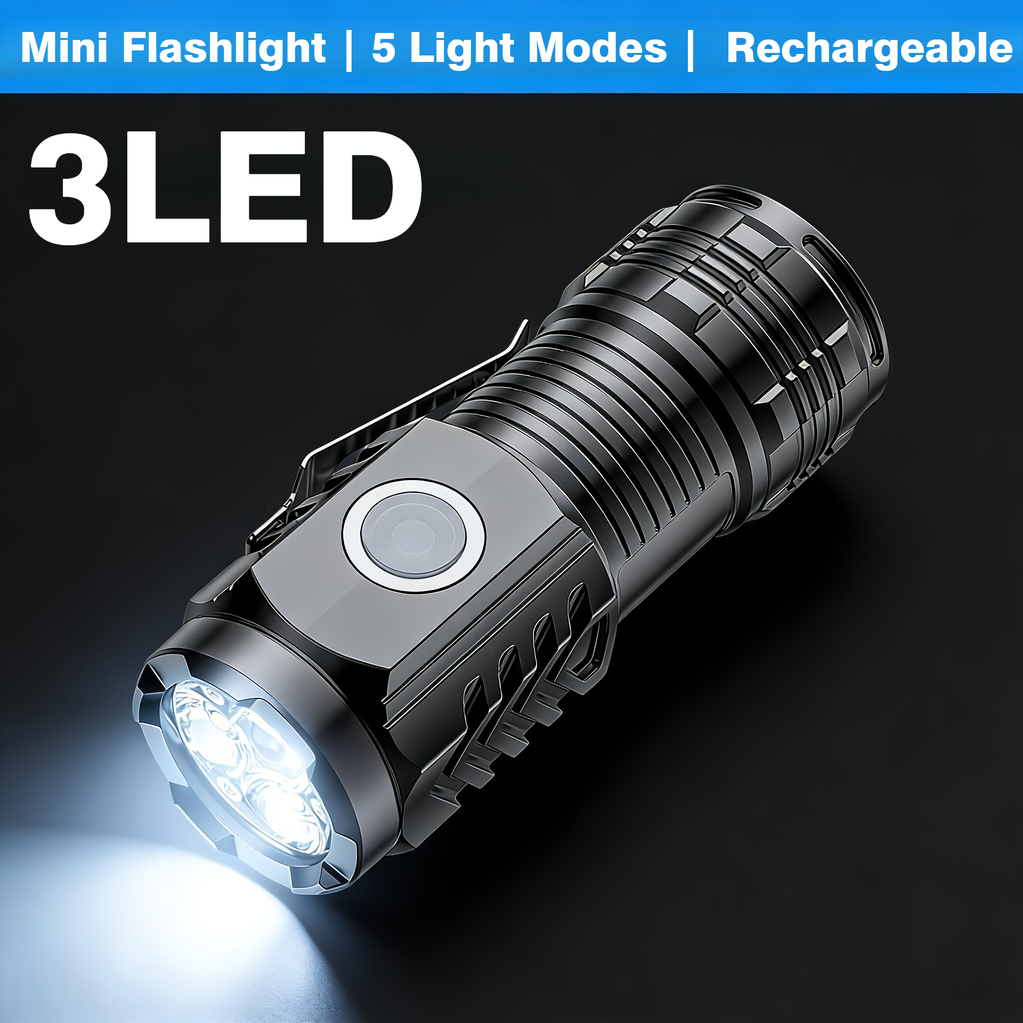 Portable Mini 3 LED Handheld F - Stationery Supply のレビューと価格