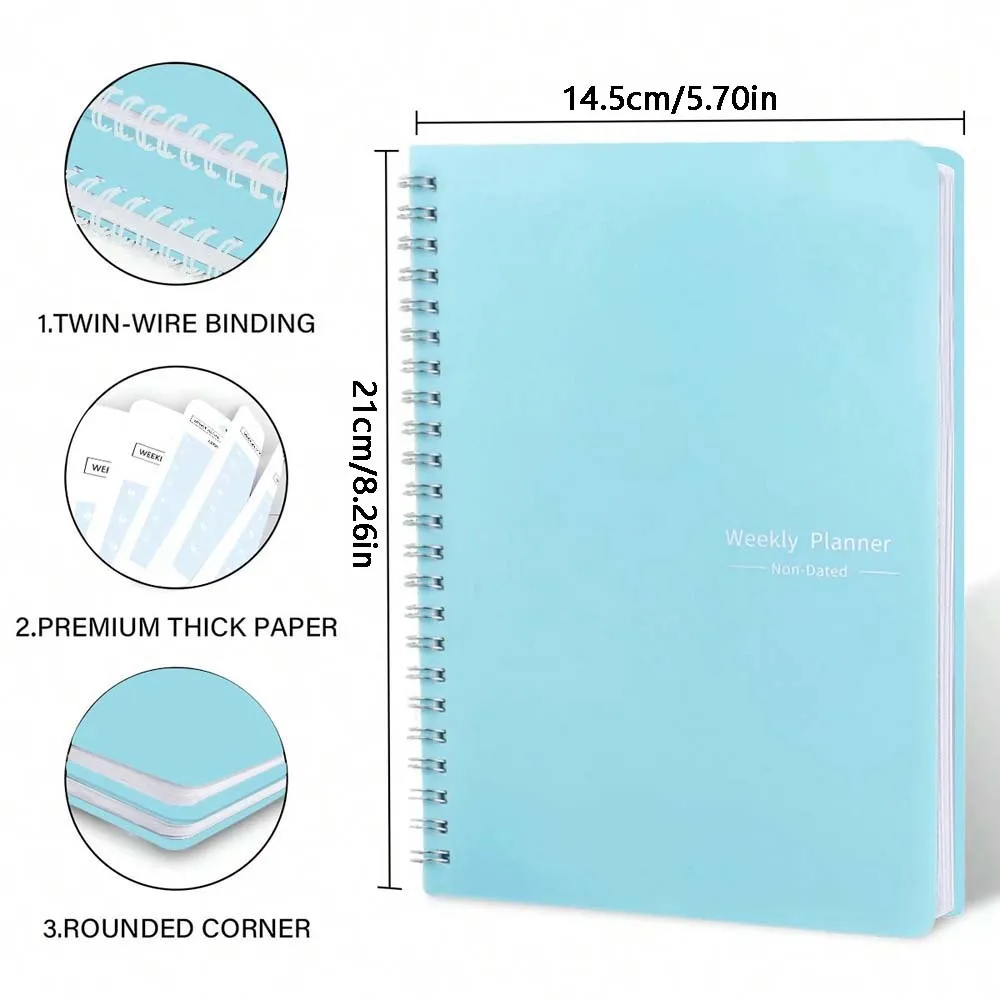 A5 Weekly Planner Coil Daily P - Planner Weekly Budget のレビューと価格