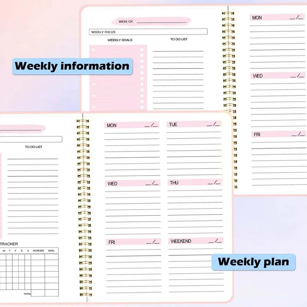 A5 Weekly Planner Coil Daily P - Planner Weekly Budget のレビューと価格