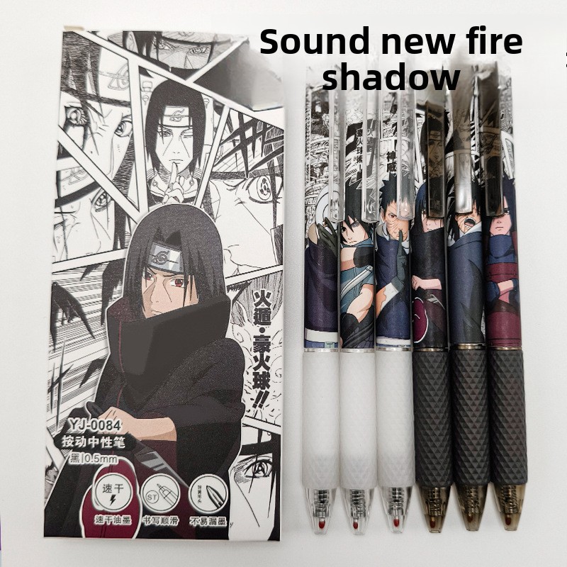 Anime Naruto Gel Pen Cute Cart - Gel Ink Pen Set のレビューと価格