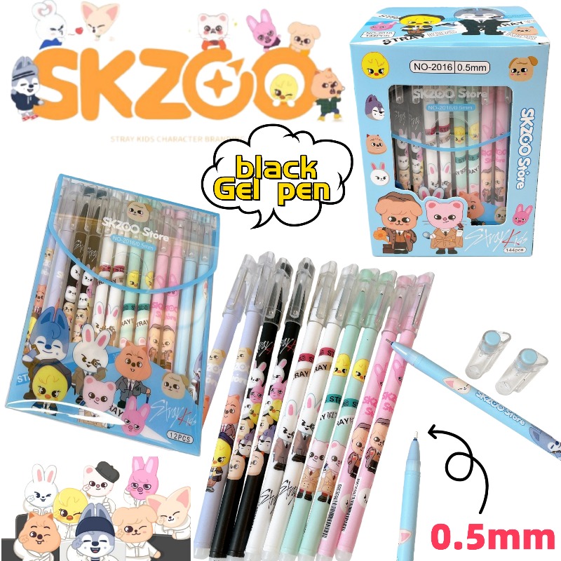SKZOO Wolf chan Dwaekki Bbokar - Gel Ink Pen Set のレビューと価格