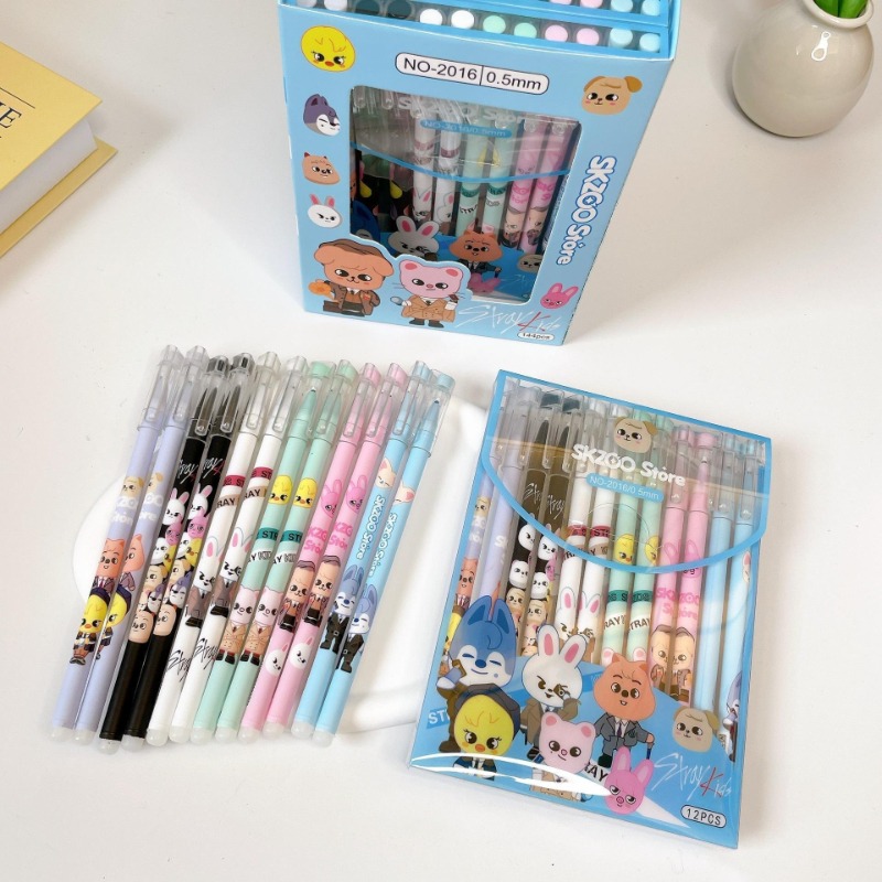 SKZOO Wolf chan Dwaekki Bbokar - Gel Ink Pen Set のレビューと価格
