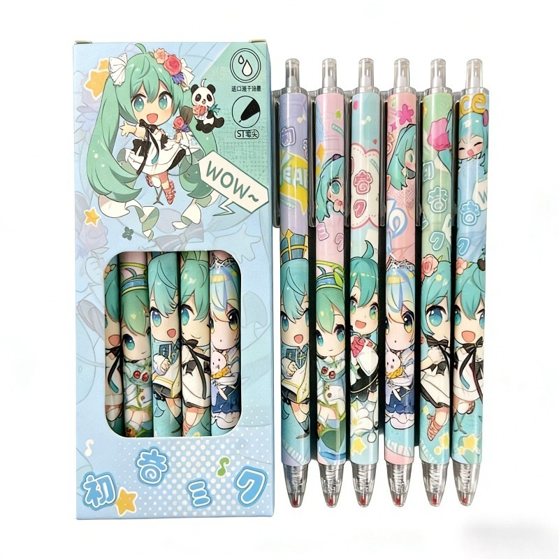 Hatsune Miku quick-drying gel  - Gel Ink Pen Set のレビューと価格