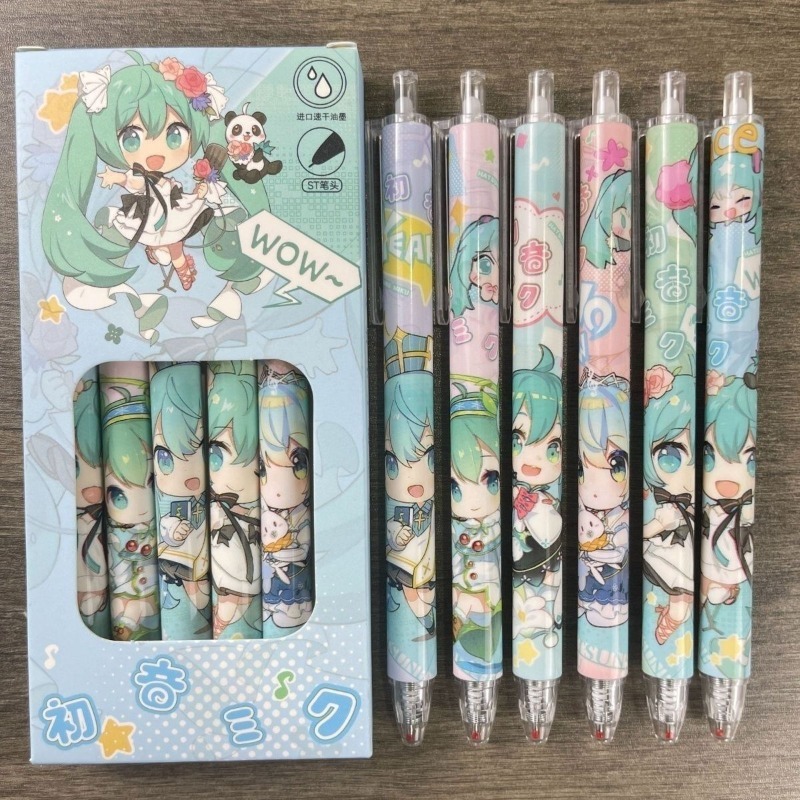 Hatsune Miku quick-drying gel  - Gel Ink Pen Set のレビューと価格