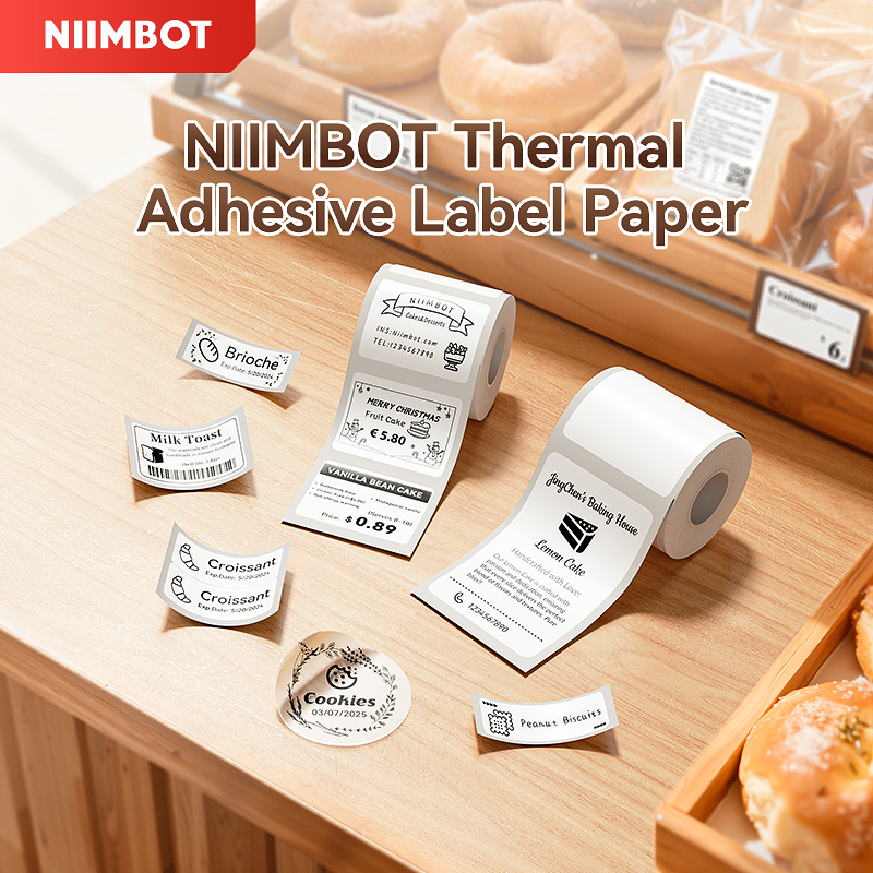 NIIMBOT Thermal Label for B1 B - Label Printer Tape のレビューと価格