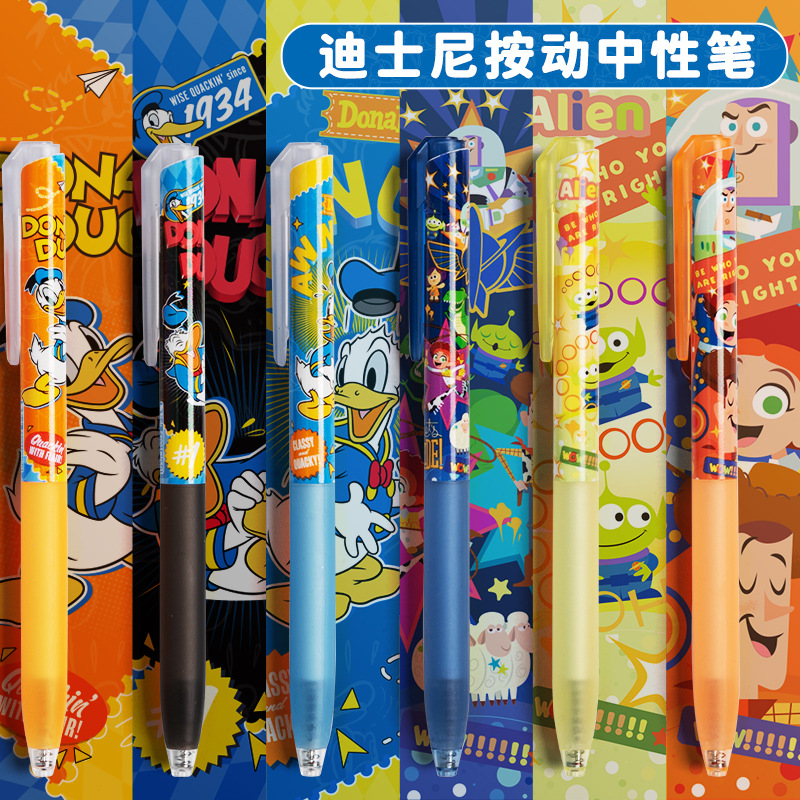 Disney 3pcs/set Retractable Ge - Gel Ink Pen Set のレビューと価格