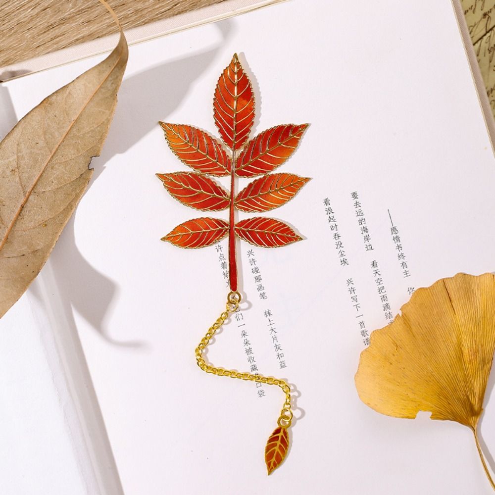 Metal Leaves Bronzing Bookmark - Stationery And Office Supply Chain のレビューと価格