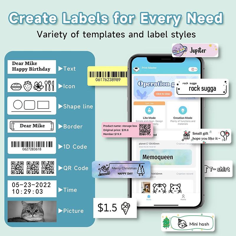 P15 Label Printer Sticker 12*4 - Label Printer Tape のレビューと価格