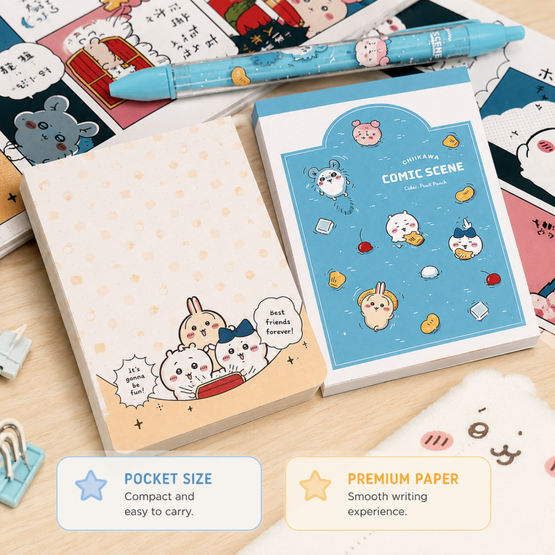 Cartoon Chiikawa Mini Notebook - Office Supply Office Stationery Items のレビューと価格