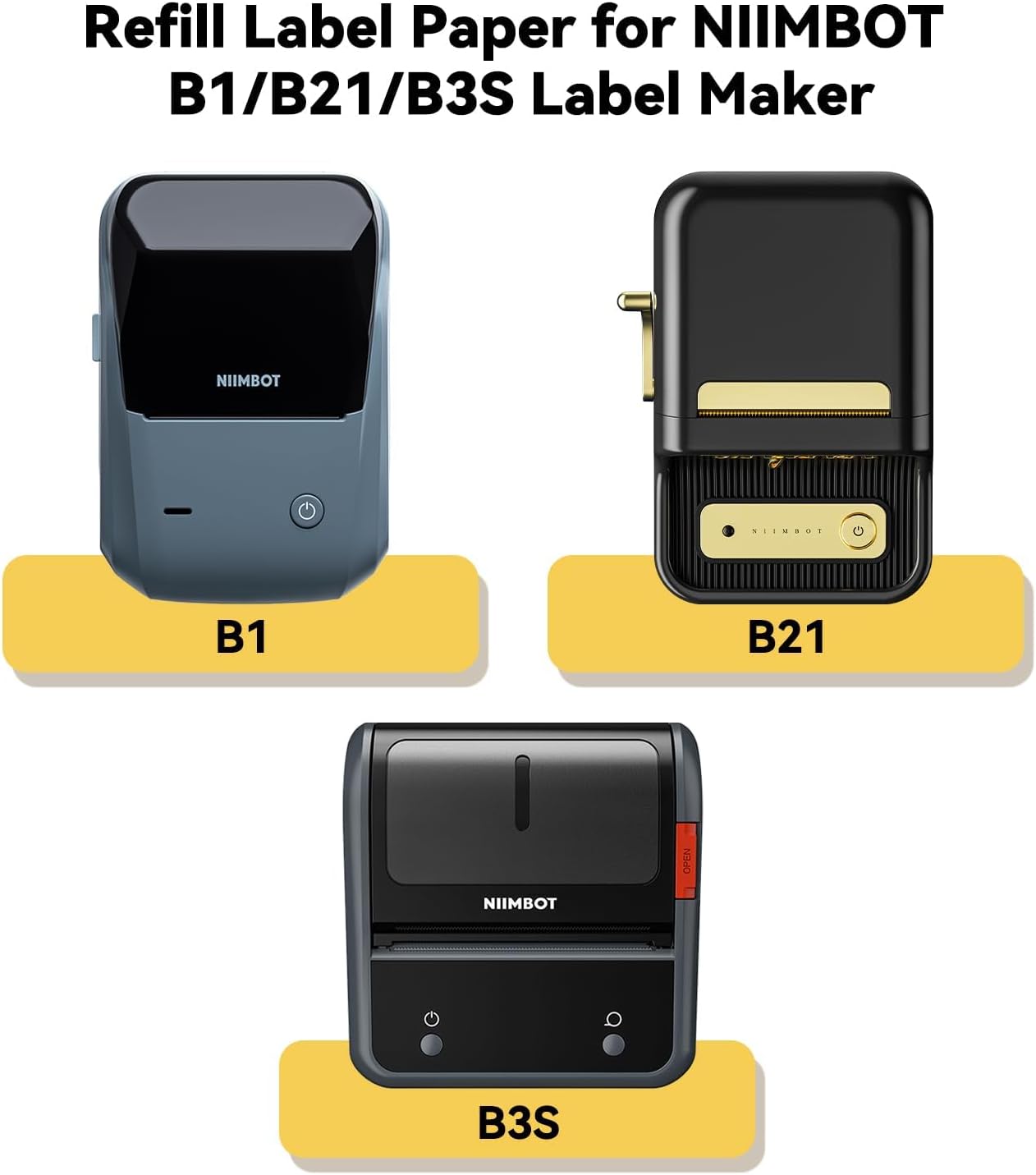 NiiMBOT B21 B1 B3S Round Label - Label Printer Tape のレビューと価格