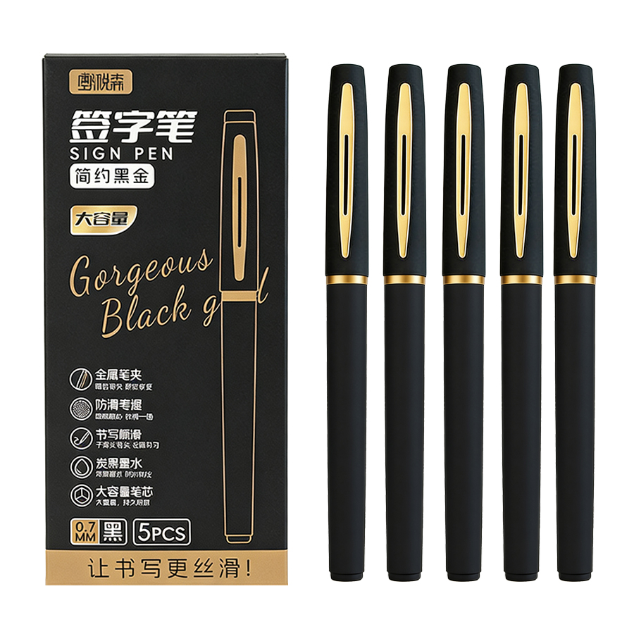 5Pcs/Pack Large Capacity Gel P - Office Stationery Supply Business のレビューと価格