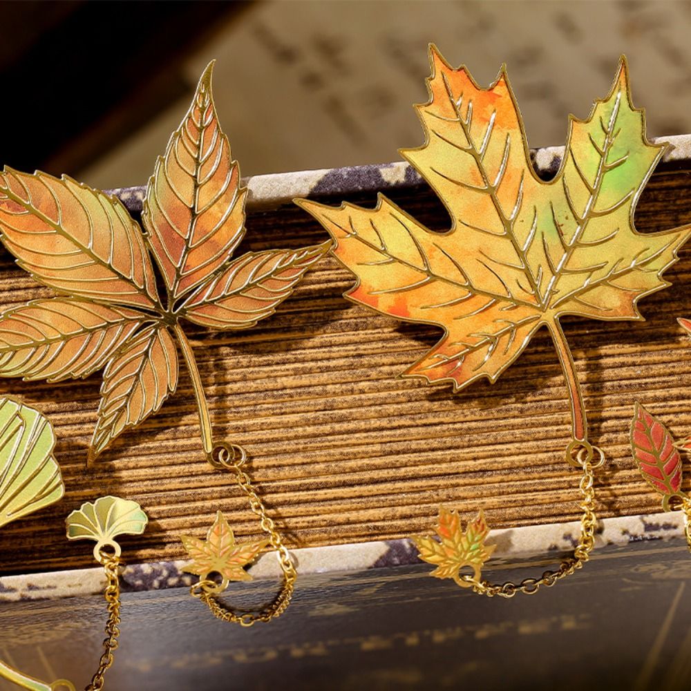 Metal Leaves Bronzing Bookmark - Stationery And Office Supply Chain のレビューと価格