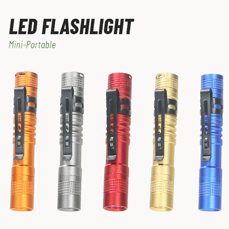Portable Mini LED Pen Flashlig - Stationery Supply のレビューと価格