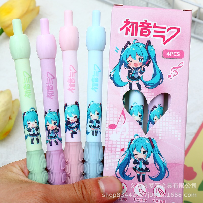 Kawaii Hatsune Miku Gel Pen Cu - Gel Ink Pen Set のレビューと価格