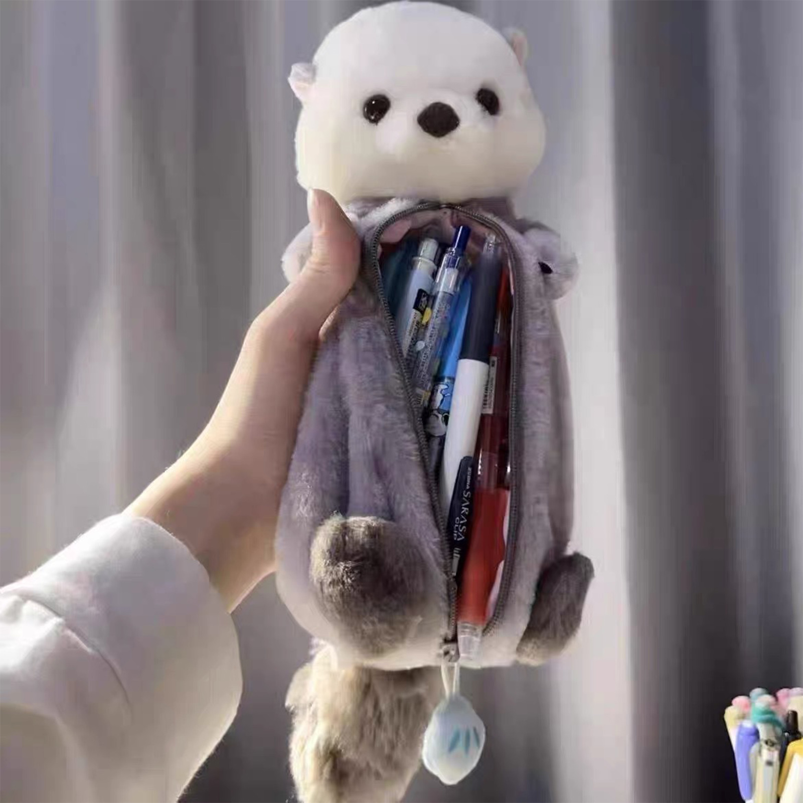 Creative Plush Toy Pencil Case - Stationery Supply のレビューと価格