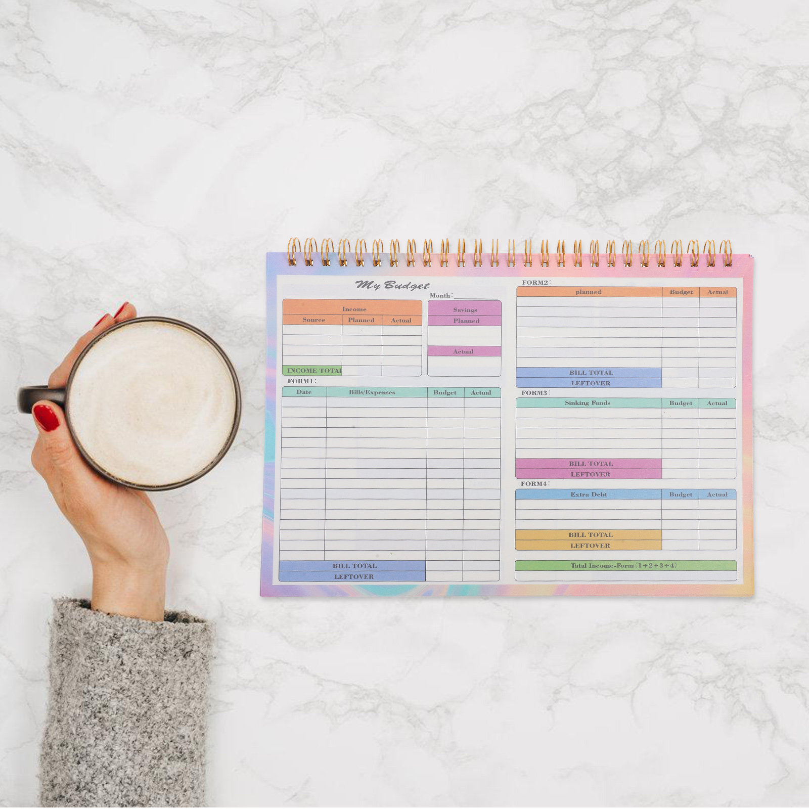 B5 Daily Weekly Financial Ledg - Planner Weekly Budget のレビューと価格