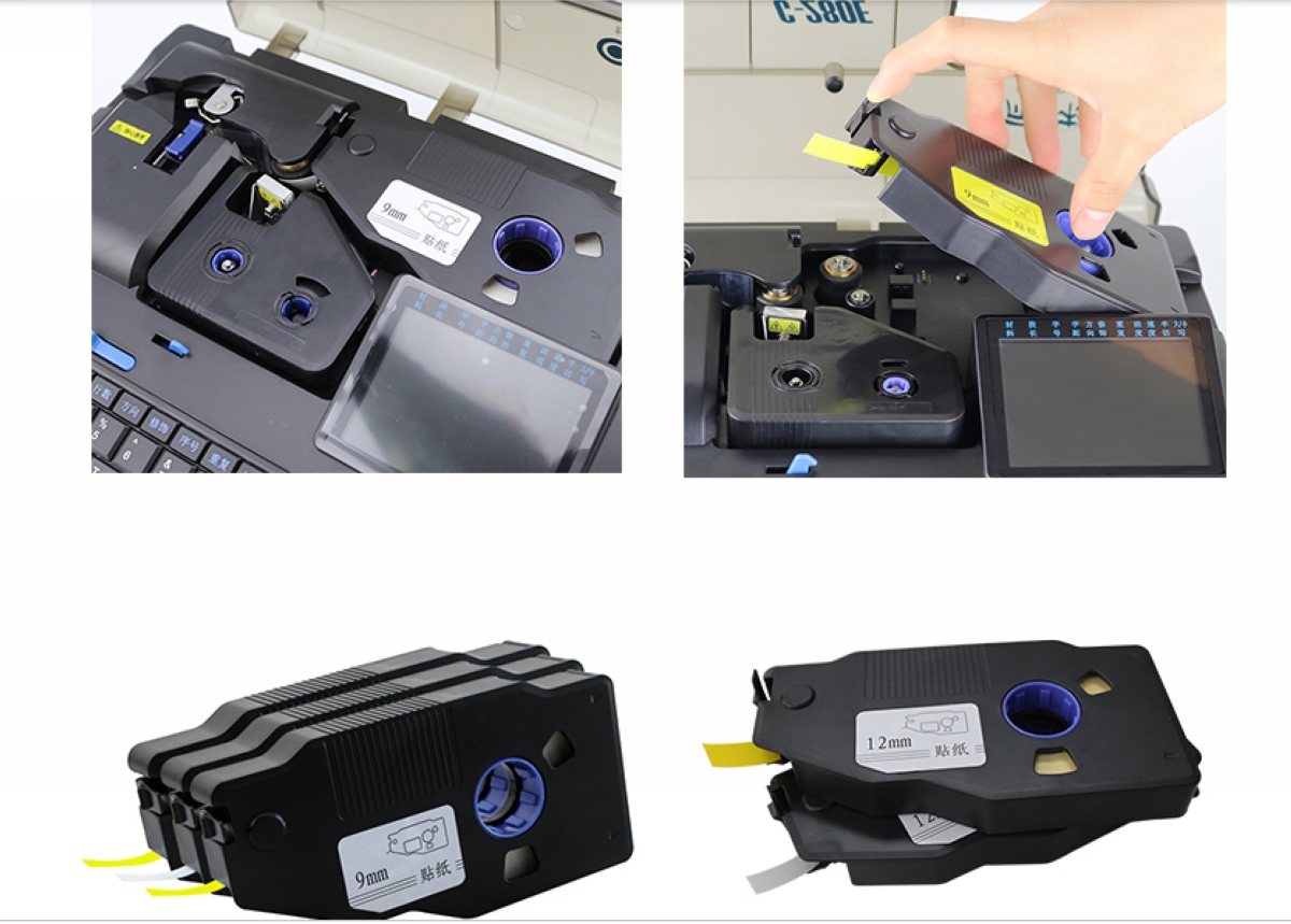 Label Tapes Cassette 9mm white - Label Printer Tape のレビューと価格