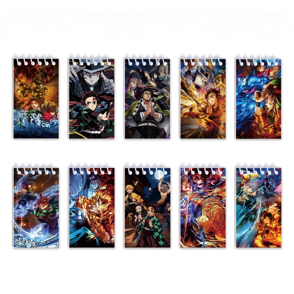 10PCS Demon Slayer Notepads. S - Is Stationery Office Supply のレビューと価格