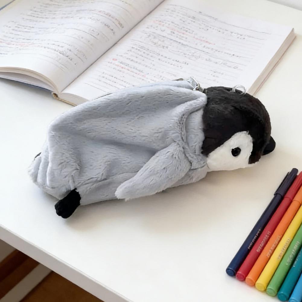 Cute Penguin Pencil Pouch Larg - Stationery Supply のレビューと価格