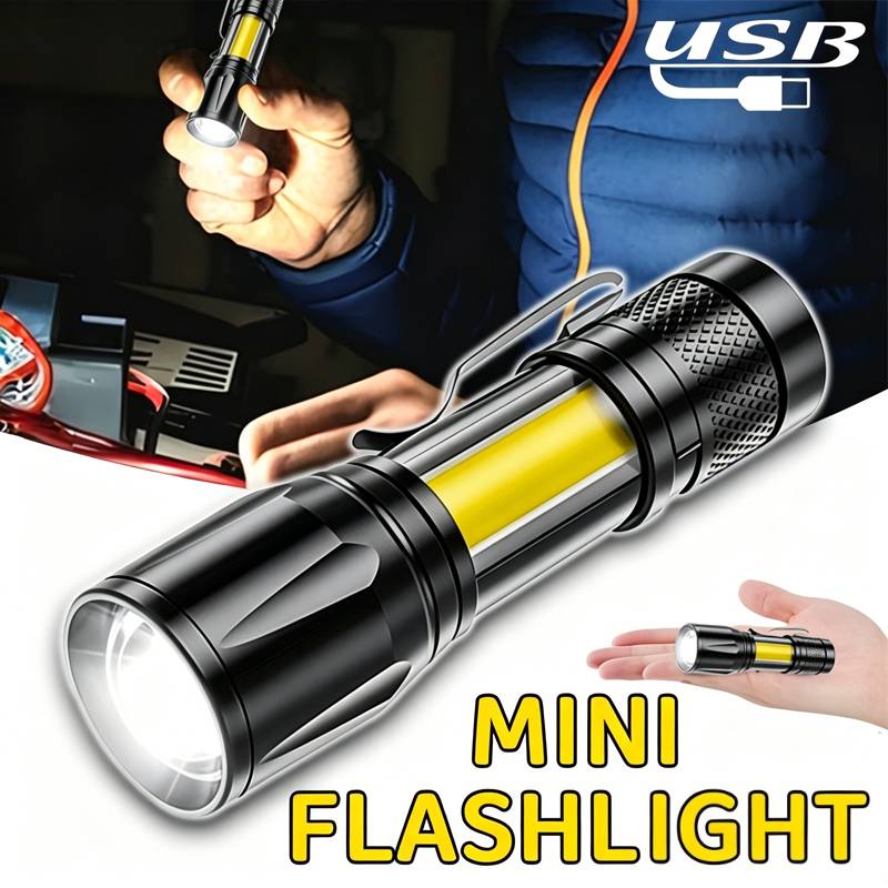 Mini LED Flashlight COB Floodl - Stationery Supply のレビューと価格