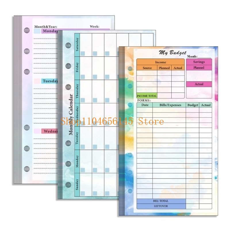 Loose Leaf Refill Paper Lined  - Planner Weekly Budget のレビューと価格