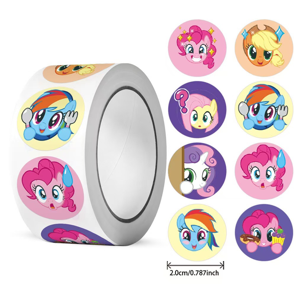 500Pcs My Little Pony Round St - Label Printer Tape のレビューと価格
