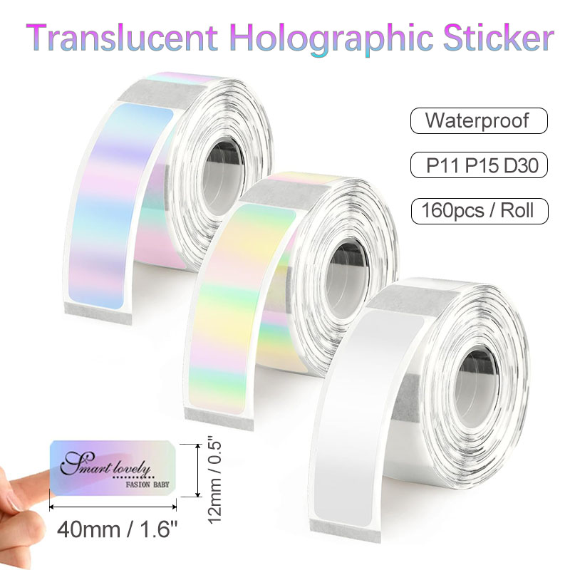D30 Transparent Holographic Th - Label Printer Tape のレビューと価格