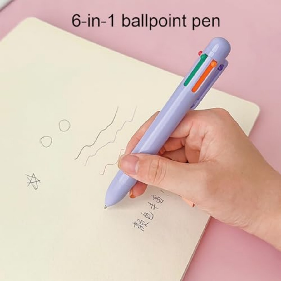 6 Pcs Cute Stationery Set for  - Gel Ink Pen Set のレビューと価格