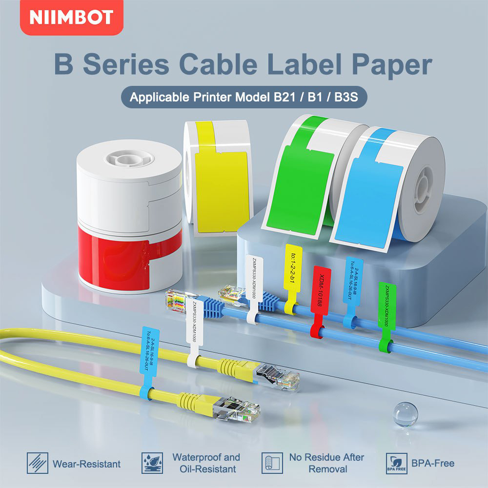 Niimbot Cable Label Portable P - Label Printer Tape のレビューと価格