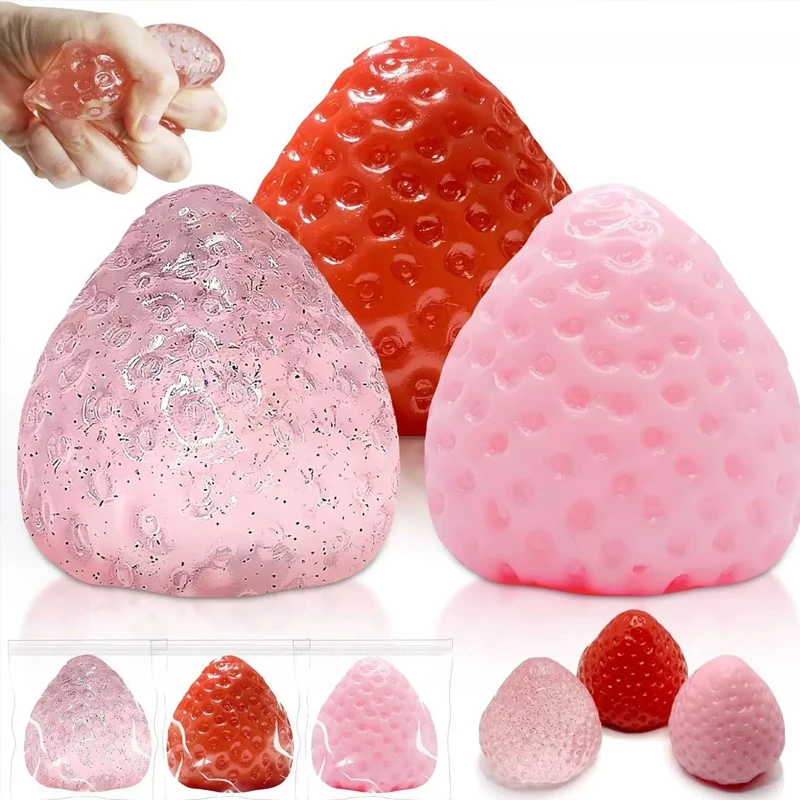 Strawberry Taba Squishy Fidget - Stationery Warehouse のレビューと価格