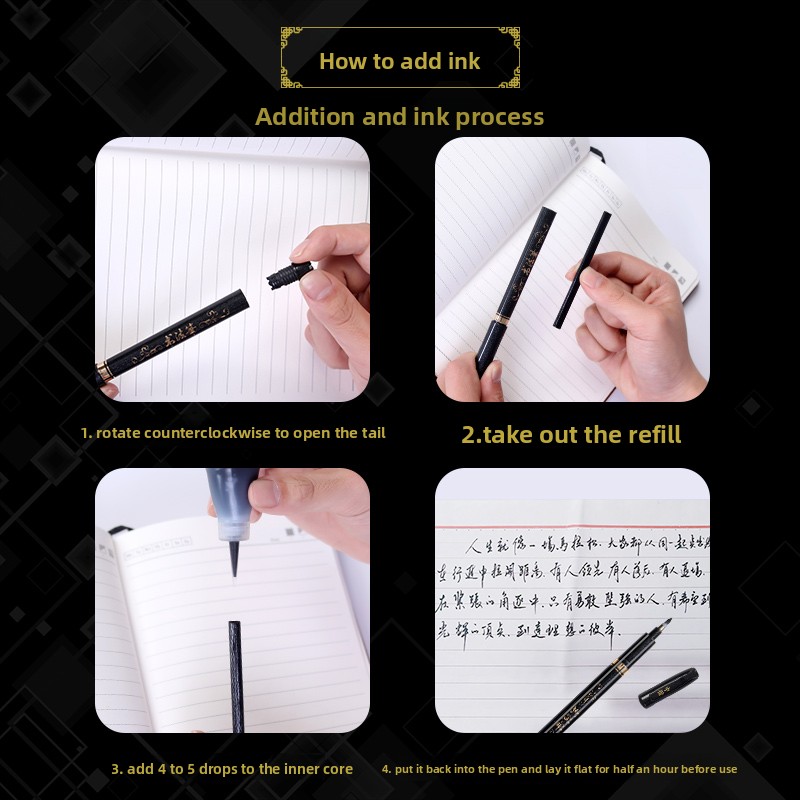4PCS/SET Calligraphy Art Marke - Is Stationery Office Supply のレビューと価格