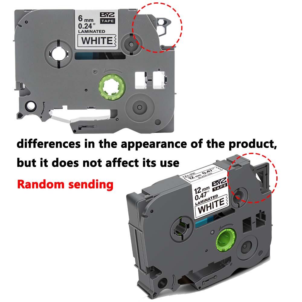 1pack TZe211 Ptouch 6mm/0.24“  - Label Printer Tape のレビューと価格