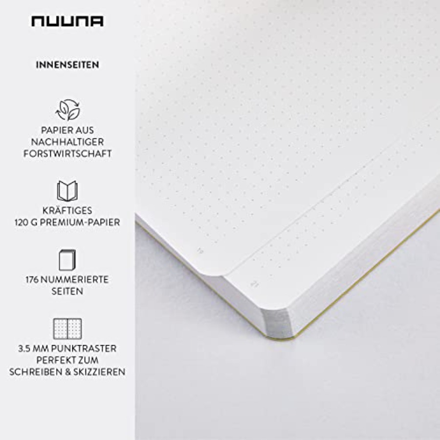 Notebook A5 Dream Boat M - Yel - Notebook Dotted A5 のレビューと価格