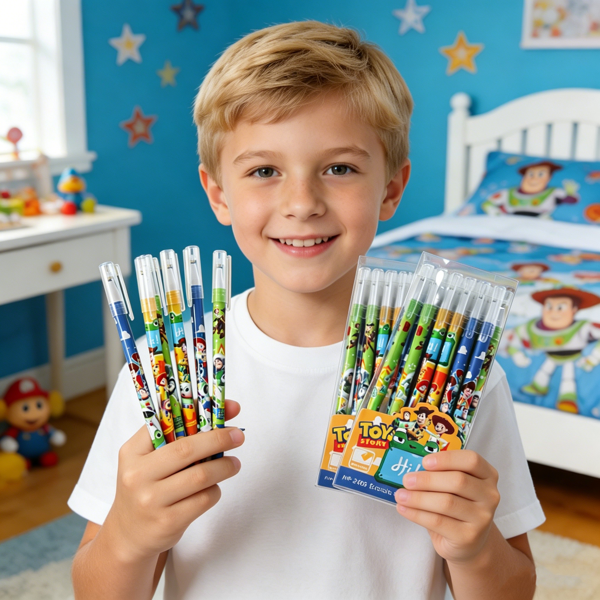 New 6/24pcs Toy Story Magic Er - Gel Ink Pen Set のレビューと価格