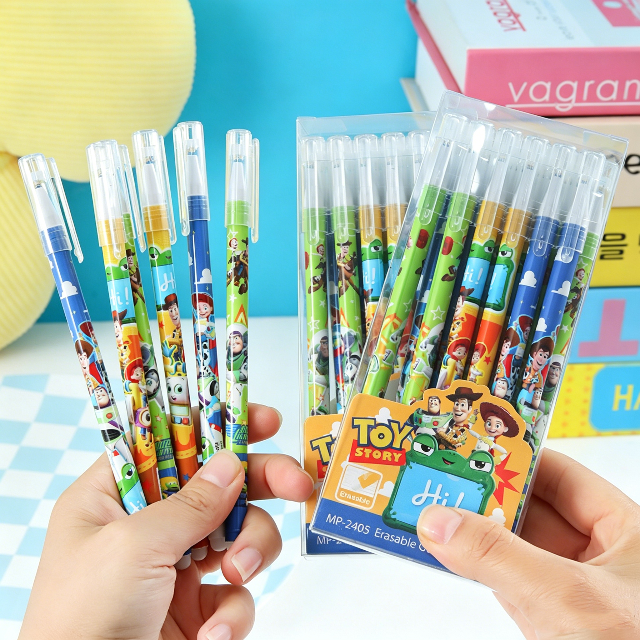 New 6/24pcs Toy Story Magic Er - Gel Ink Pen Set のレビューと価格