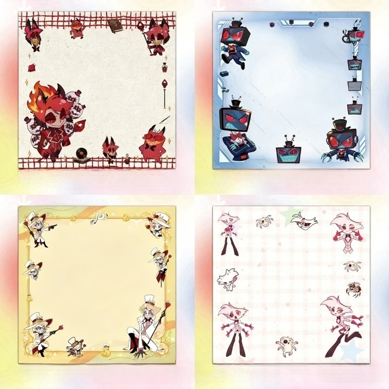 4Pcs Hazbin Hotel Zestial & Al - Stationery Warehouse のレビューと価格
