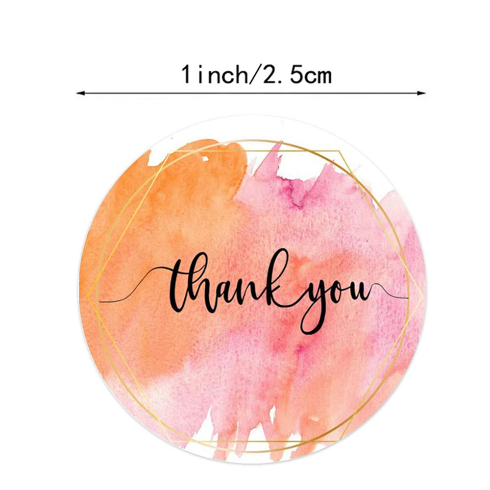 100-500 Pcs Thank You Stickers - Stationery Supplies Business のレビューと価格
