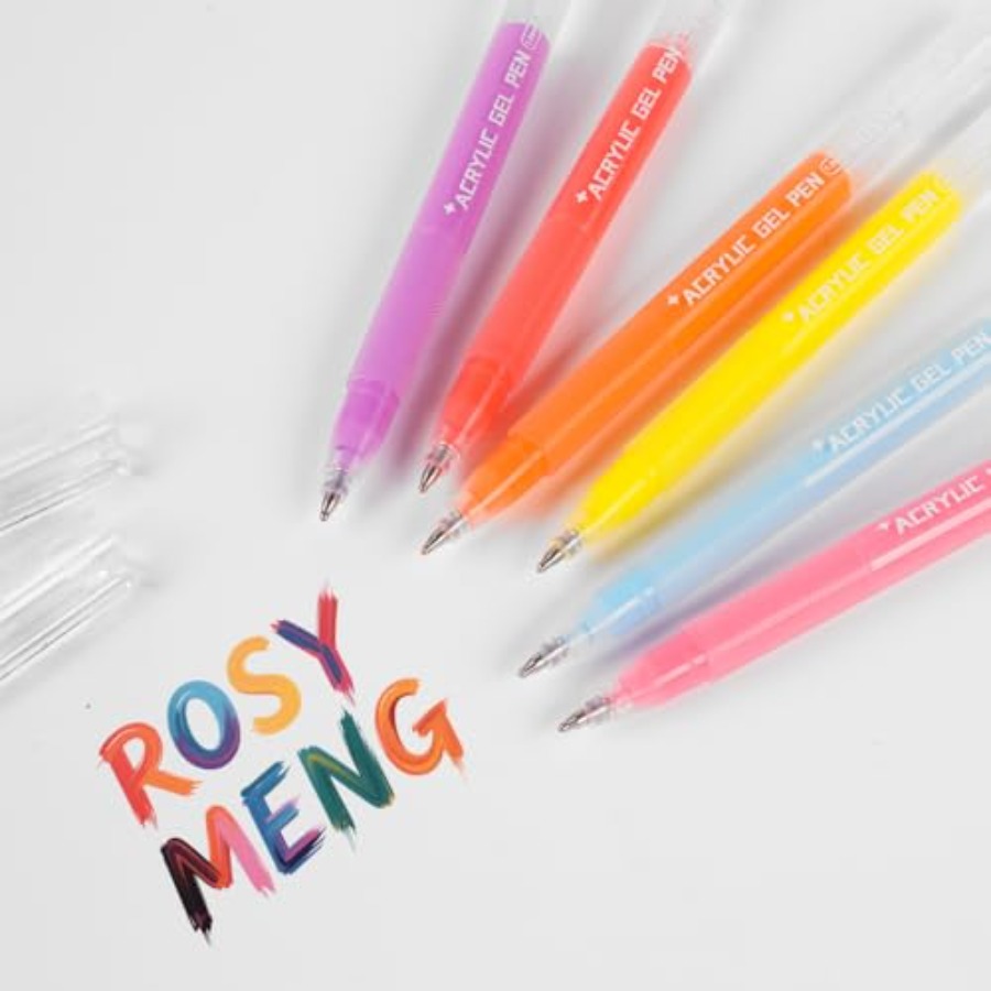 ROSYMENG 10 Colors Acrylic Gel - Gel Ink Pen Set のレビューと価格