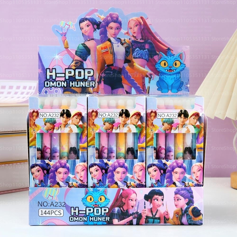 Anime Girl Group Erasable Pens - Gel Ink Pen Set のレビューと価格