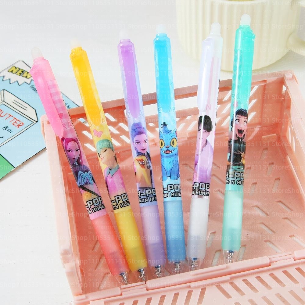 Anime Girl Group Erasable Pens - Gel Ink Pen Set のレビューと価格