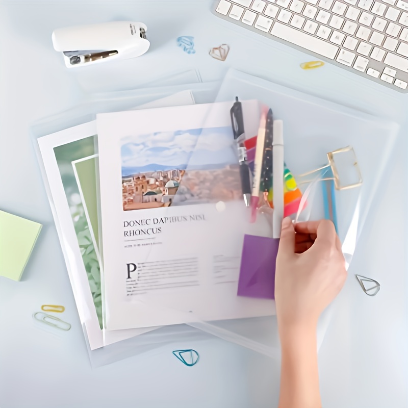 10pcs Transparent A4 Folders C - Is Stationery Office Supply のレビューと価格