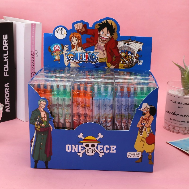 Anime One Piece Gel Pen Cute C - Gel Ink Pen Set のレビューと価格